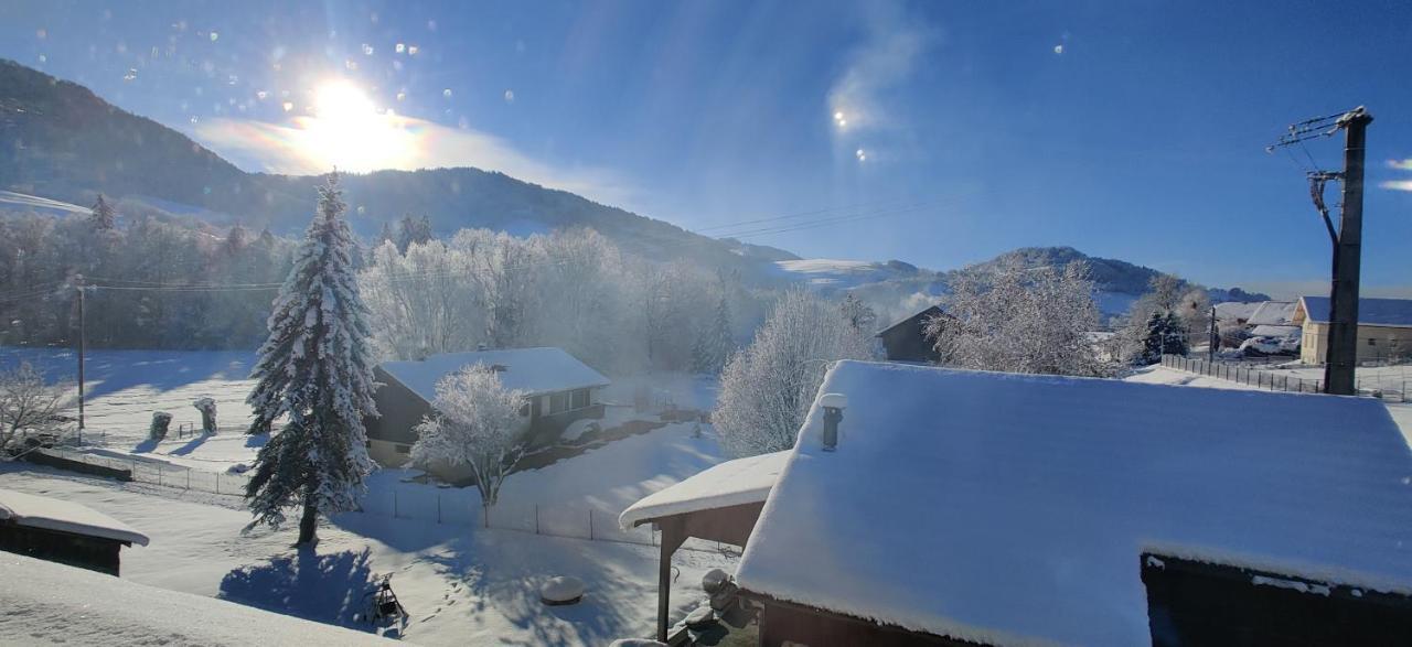 Gîte Vallée Verte Burdignin Esterno foto